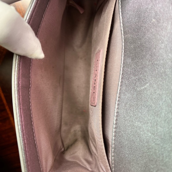 CHANEL MERMAID BOY BAG PURPLE 18S SMALL IRIDESCENT WATER FLAP Ultra Limited SSC - Picture 12 of 17